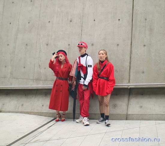 Street style Seoul Fashion week, march 2019. Стрит стайл Недели моды в Сеуле, день первый