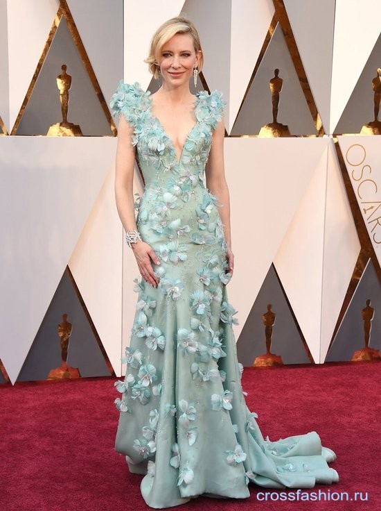 Оскар 2016 Красная ковровая дорожка платья Кейт Бланшет