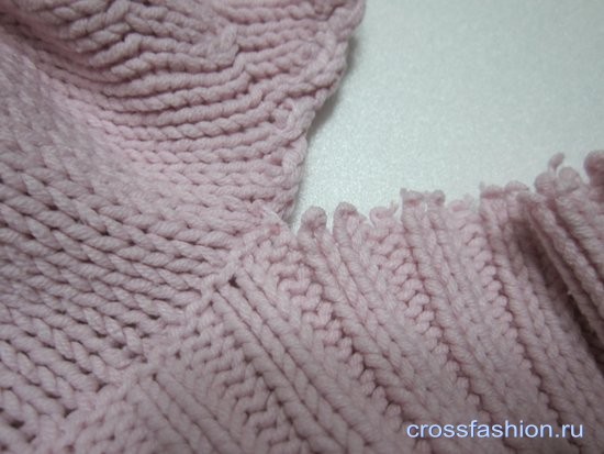 Как распустить свитер машинной вязки из магазина