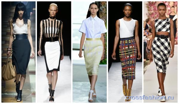 модные юбки весна лето 2015 тренды