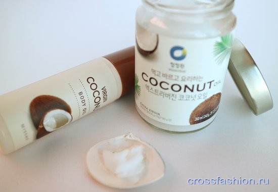  Натуральное кокосовое масло для волос и кожи