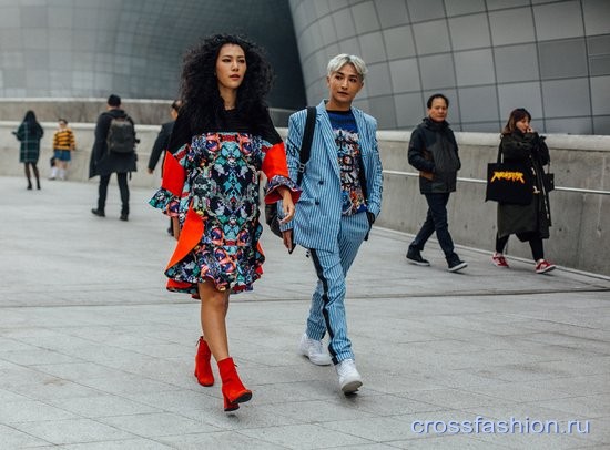 Мода Южной Кореи: Street Style Недели моды в Сеуле, март 2017