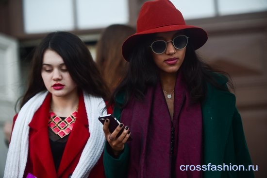 Четвертый день MBFW Москва, март 2016: Street style