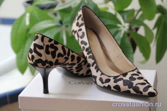 Леопардовые туфли Calvin Klein