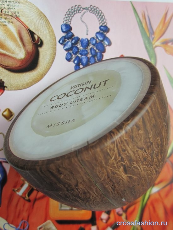 Virgin Coconut Body Cream Missha Крем для тела с экстрактом и маслом кокоса: отзыв