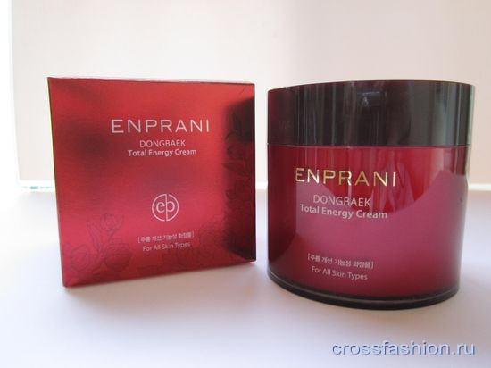 Enprani Dongbaek Total Energy Cream Увлажняющий крем для всех типов Энпрани