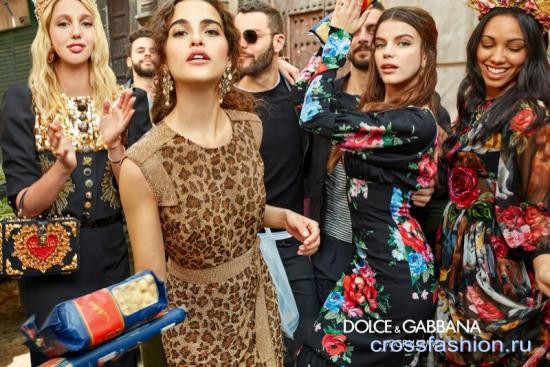 Dolce&Gabbana рекламная кампания осенне-зимней коллекции 2017-2018