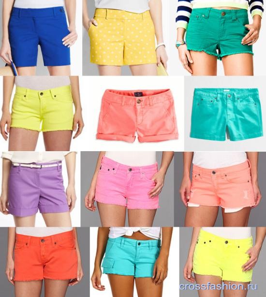 colorful shorts