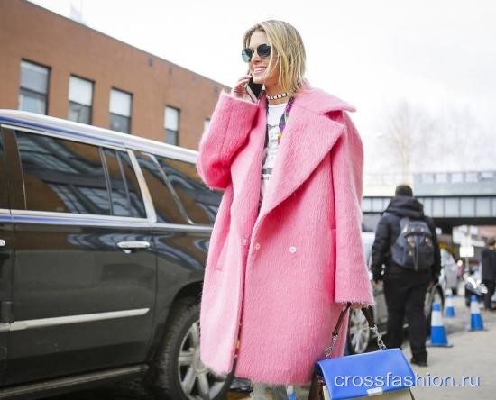 Street style Недели моды в Нью-Йорке, февраль 2017 Carolina Herrera