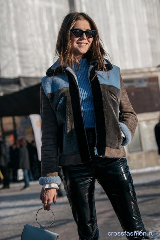 Street style Недели моды в Стокгольме, январь 2018