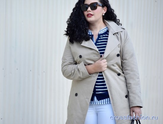 Блогер plus size Танеша Авашти: образы из блога Girl With Curves зима-весна 2017
