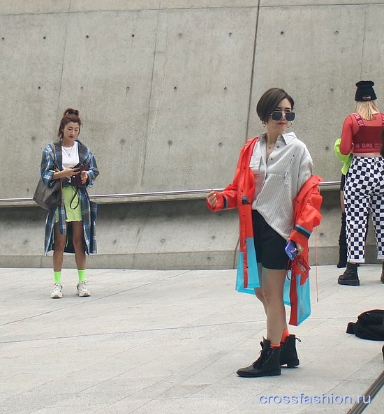 Street style Seoul Fashion week, march 2019. Стрит стайл Недели моды в Сеуле, день первый