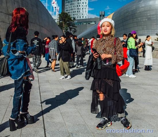 Street style Недели моды в Сеуле, октябрь 2018