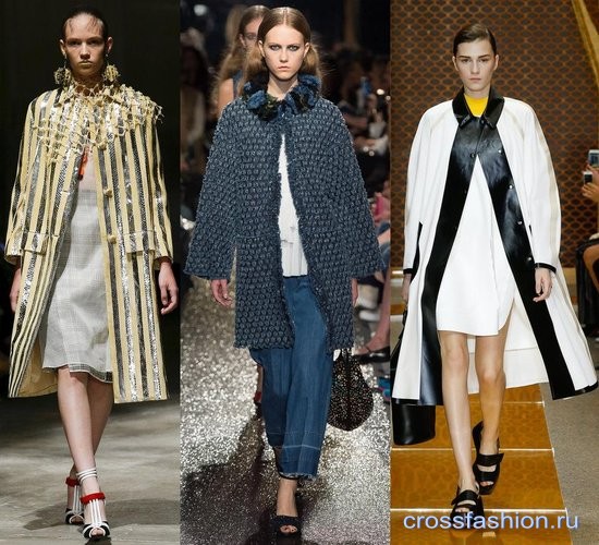 Модные пальто и шубы весна-лето 2016: актуальные фасоны, принты и ткани