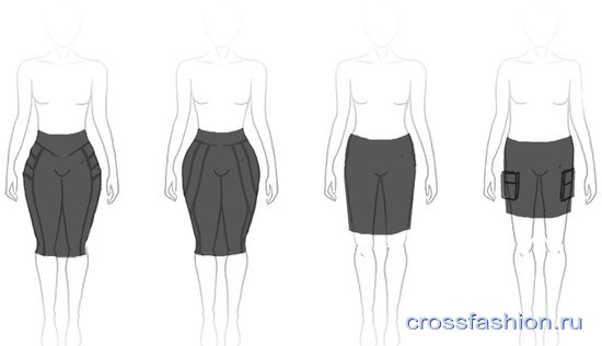 Как форма таза влияет на посадку юбки-карандаш и прямой юбки?