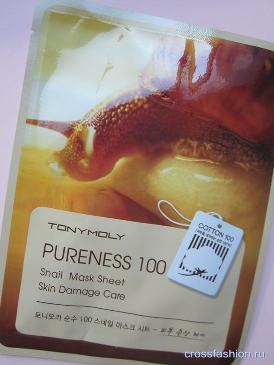 Тканевая маска Snail Mask Sheet от Tony Moly