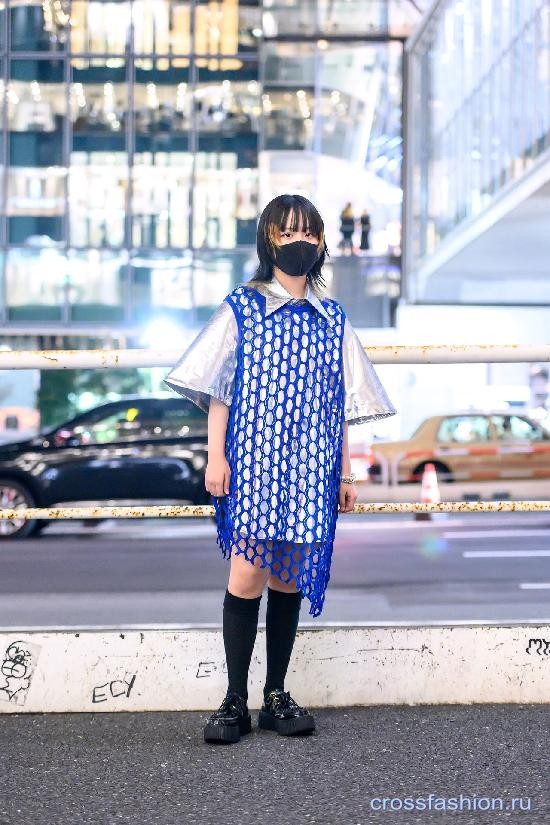 Стрит стайл Недели моды в Токио, сезон весна-лето 2022