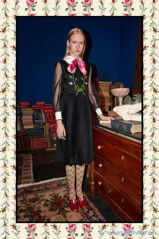 Gucci коллекция pre-fall осень-зима 2017-2018