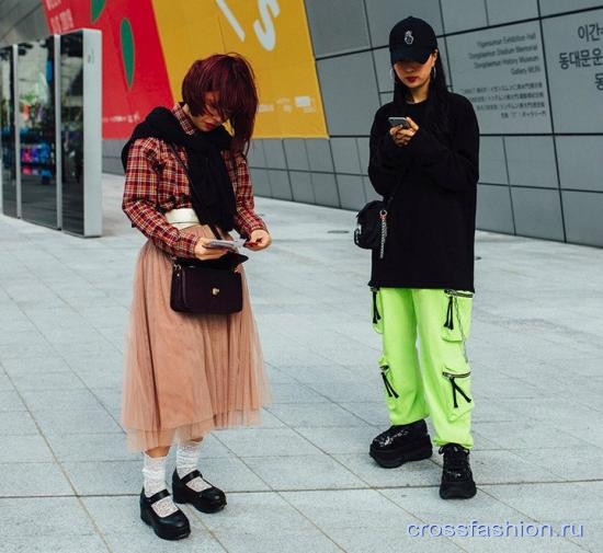 Street style Недели моды в Сеуле, октябрь 2018