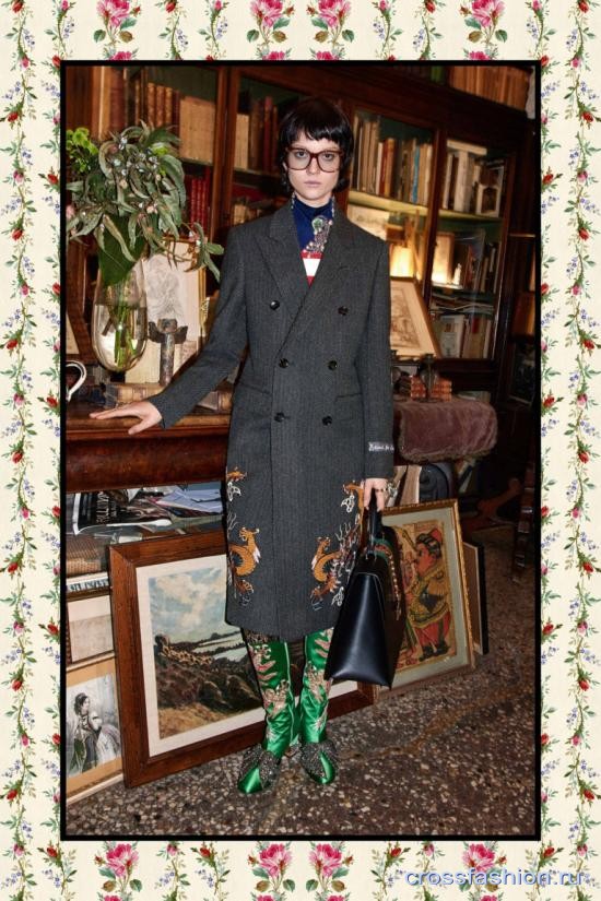 Gucci коллекция pre-fall осень-зима 2017-2018