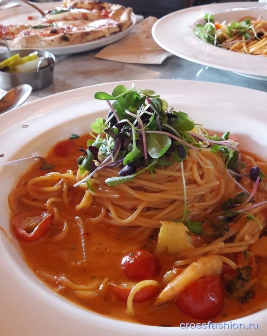 Воскресный обед в итальянском ресторане, прогулка и looks