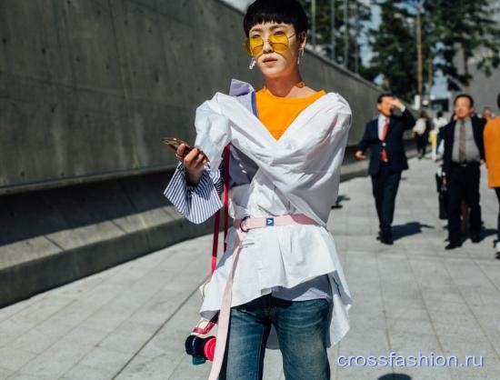 Мода Южной Кореи: Street style Недели моды в Сеуле, октябрь 2017