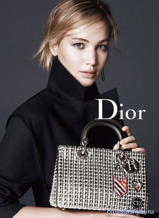 Дженнифер Лоуренс в рекламе Christian Dior осень-зима 2015-2016