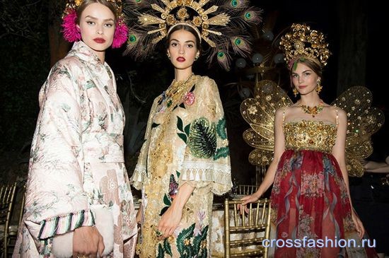 Кутюрная коллекция Dolce & Gabbana Alta Moda осень-зима 2015-2016