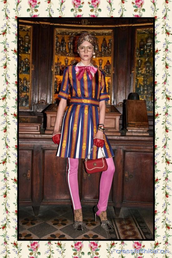 Gucci коллекция pre-fall осень-зима 2017-2018