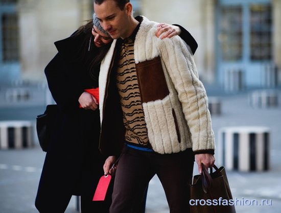 Street Style Недели мужской моды в Париже, январь 2017