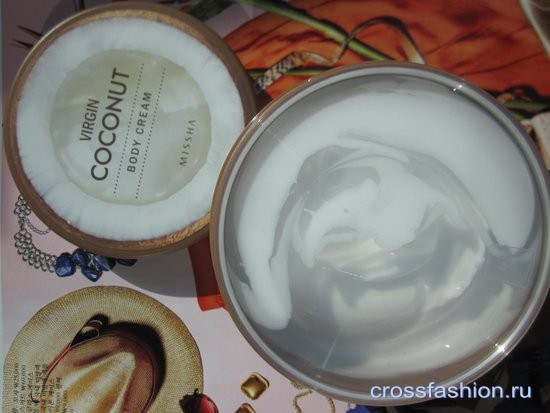 Virgin Coconut Body Cream Missha Крем для тела с экстрактом и маслом кокоса: отзыв