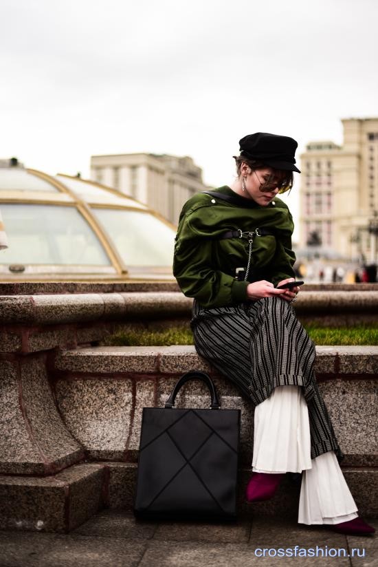 Street style московской Недели моды октябрь 2017: День пятый