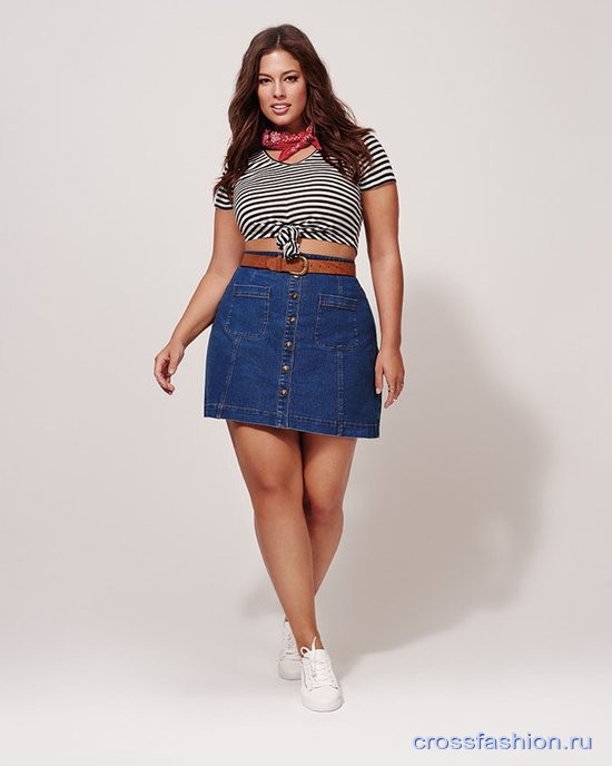 Эшли Грэм в рекламе plus-size коллекции Forever 21