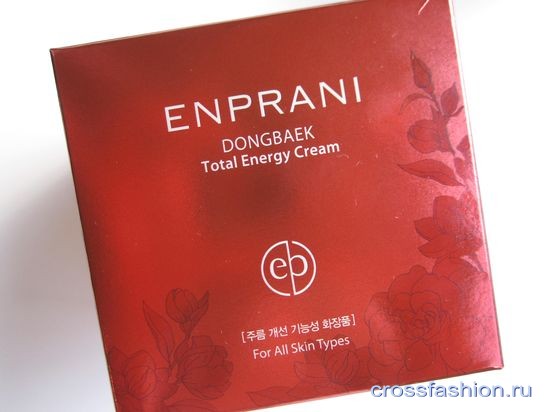 Enprani Dongbaek Total Energy Cream Увлажняющий крем для всех типов Энпрани