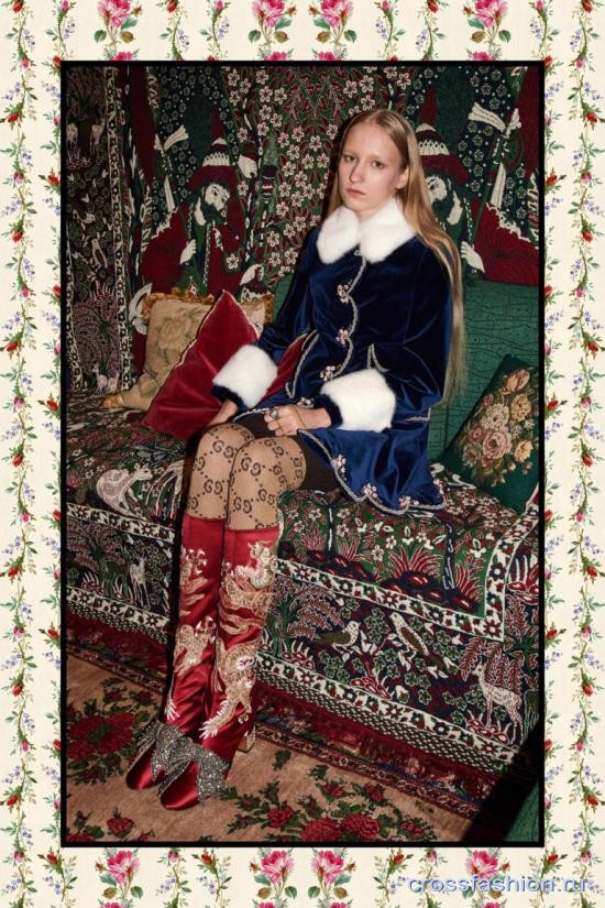 Gucci коллекция pre-fall осень-зима 2017-2018