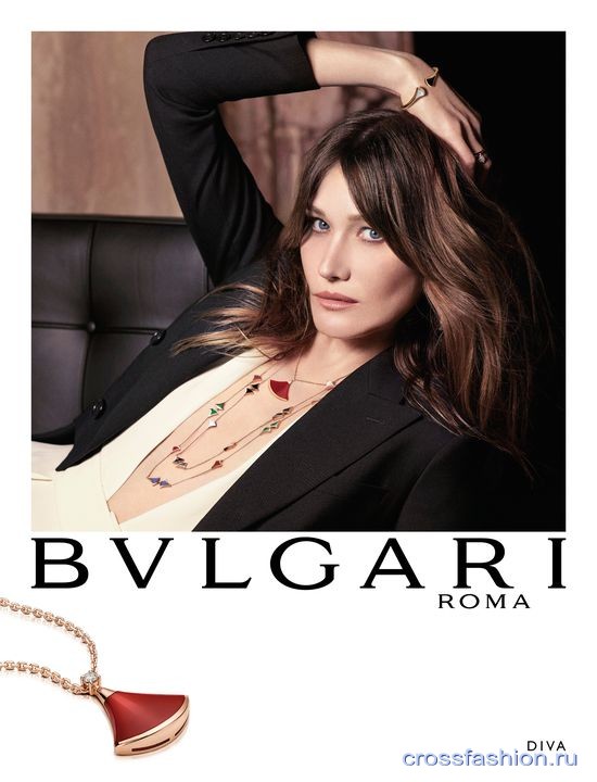 Карла Бруни в новой рекламной кампании Bulgari