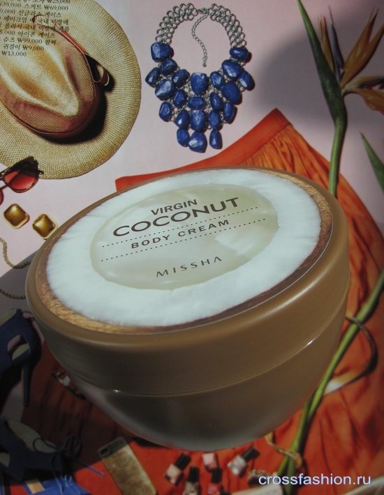 Virgin Coconut Body Cream Missha Крем для тела с экстрактом и маслом кокоса: отзыв