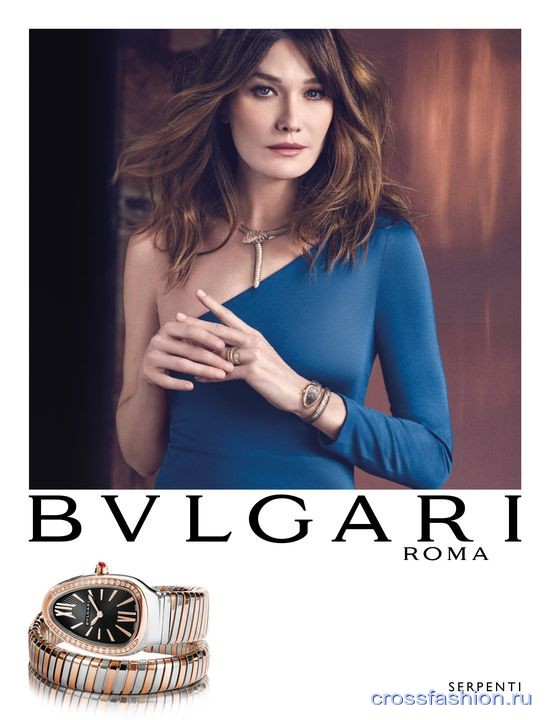 Карла Бруни в новой рекламной кампании Bulgari