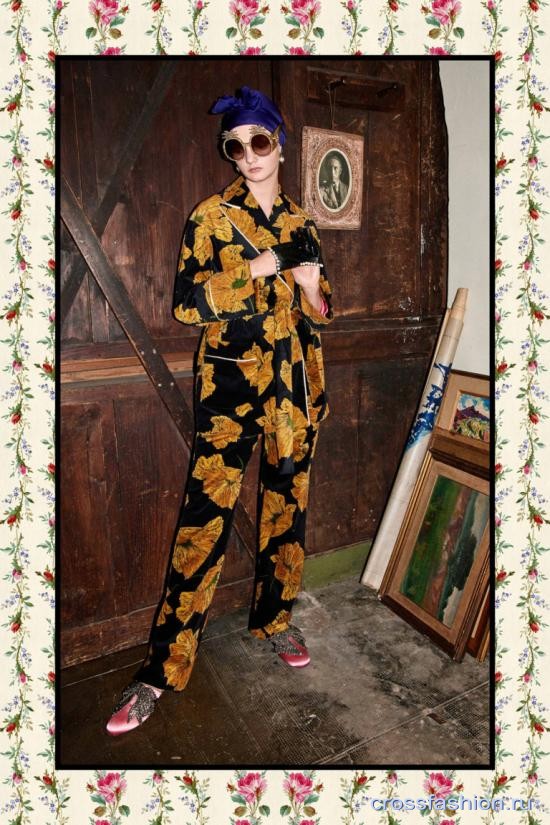 Gucci коллекция pre-fall осень-зима 2017-2018