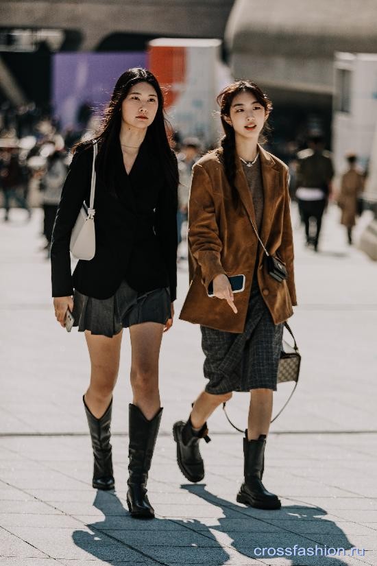 Стрит стайл Недели моды в Сеуле, сезон весна-лето 2023: варианты комплектов