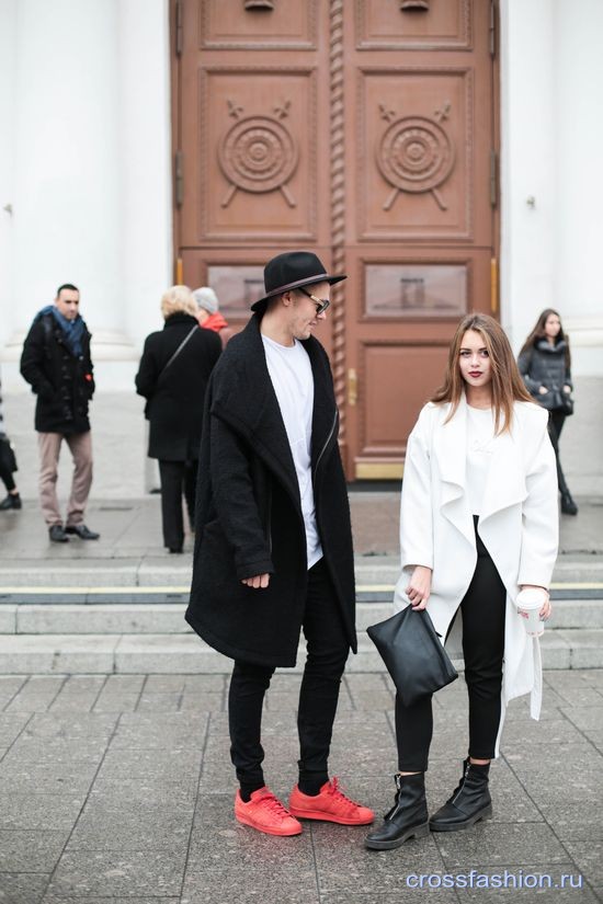 Street Style на Неделе моды Mercedes-Benz Fashion Week Russia октябрь 2015 День четвертый