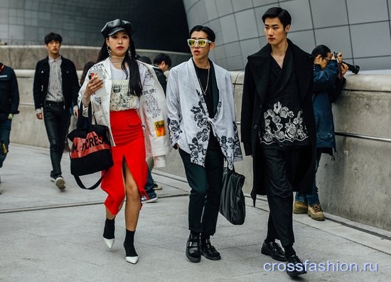Мода Южной Кореи: Street Style Недели моды в Сеуле, март 2017