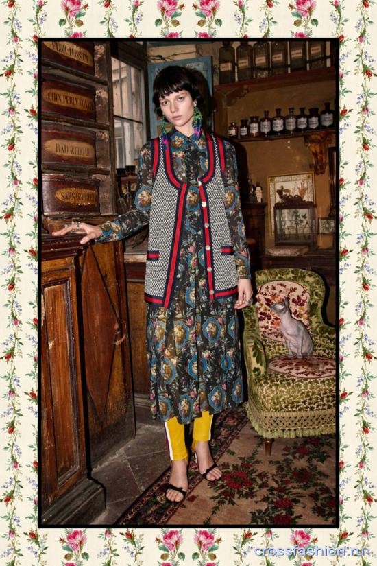 Gucci коллекция pre-fall осень-зима 2017-2018