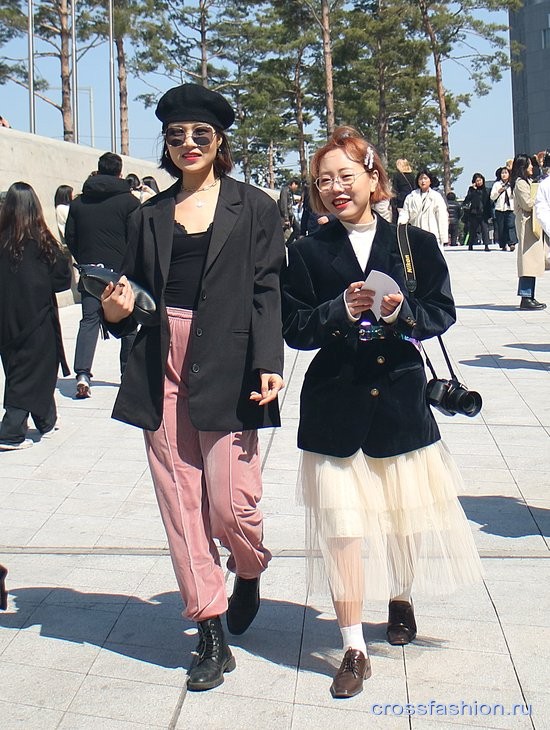 Стрит стайл Недели моды в Сеуле, март 2019: день третий