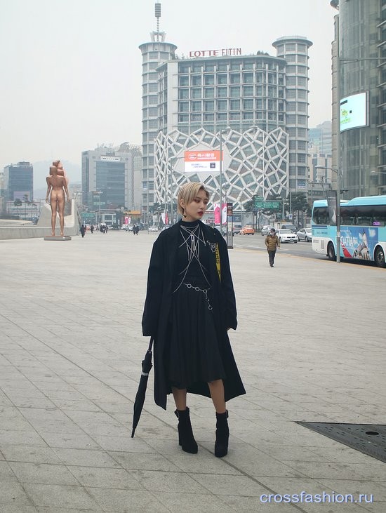 Street style Seoul Fashion week, march 2019. Стрит стайл Недели моды в Сеуле, день первый