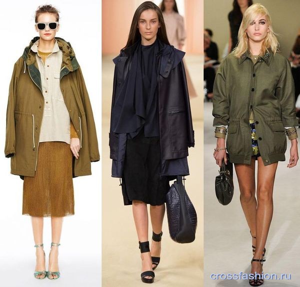 Модные плащи и куртки весна-лето 2015