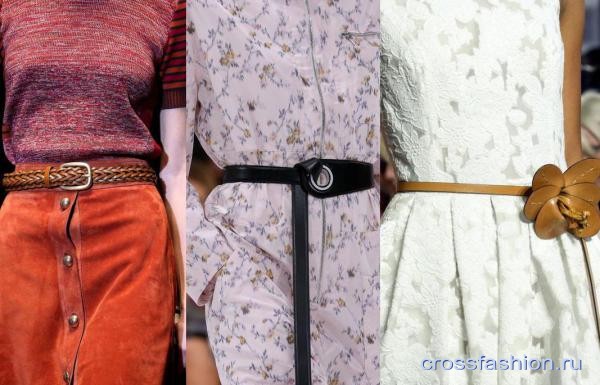 Модные пояса и ремни весна-лето 2015