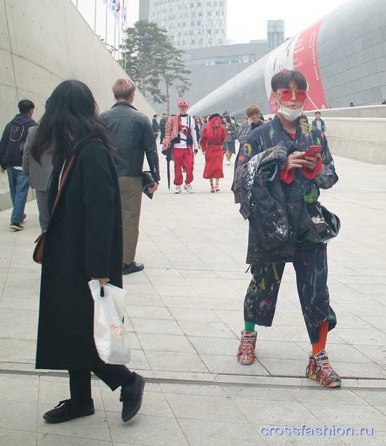 Street style Seoul Fashion week, march 2019. Стрит стайл Недели моды в Сеуле, день первый