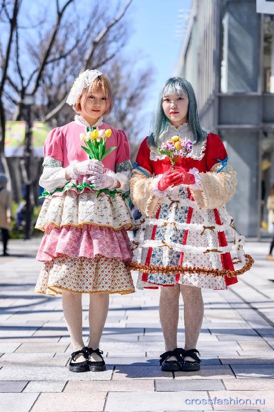 Street style Неделя моды в Токио, март 2021