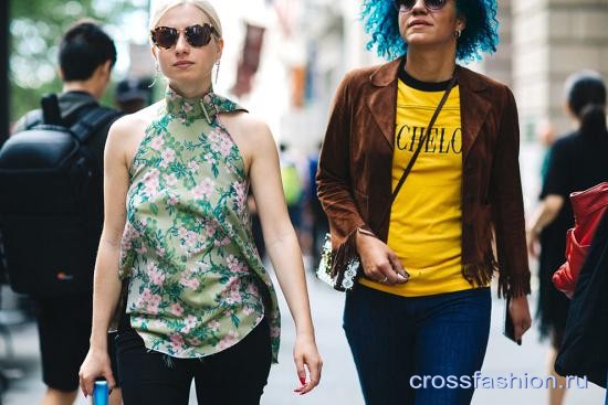 Street Style Нью-Йоркской Недели моды, сентябрь 2016